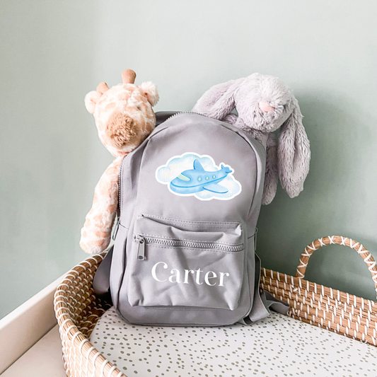 Blue Plane Personalised Mini Essentials Backpack