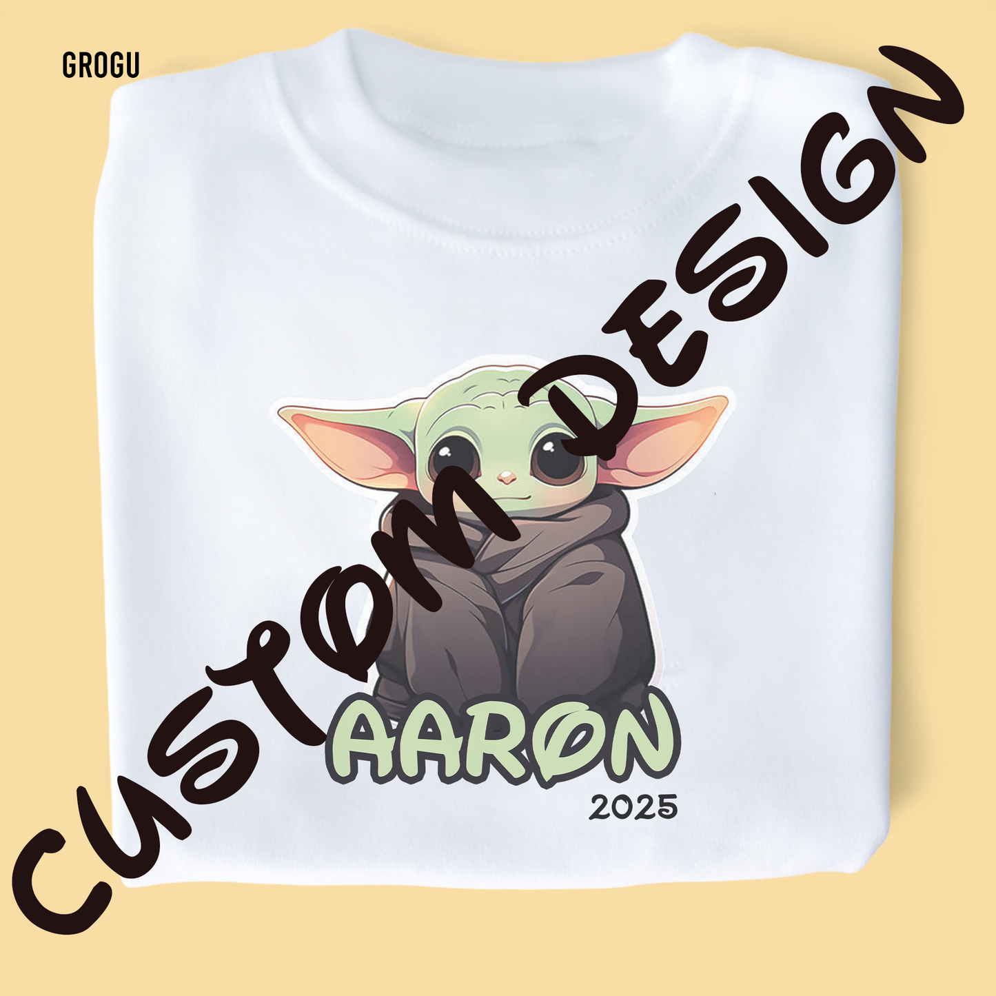 Custom Design White T-Shirt