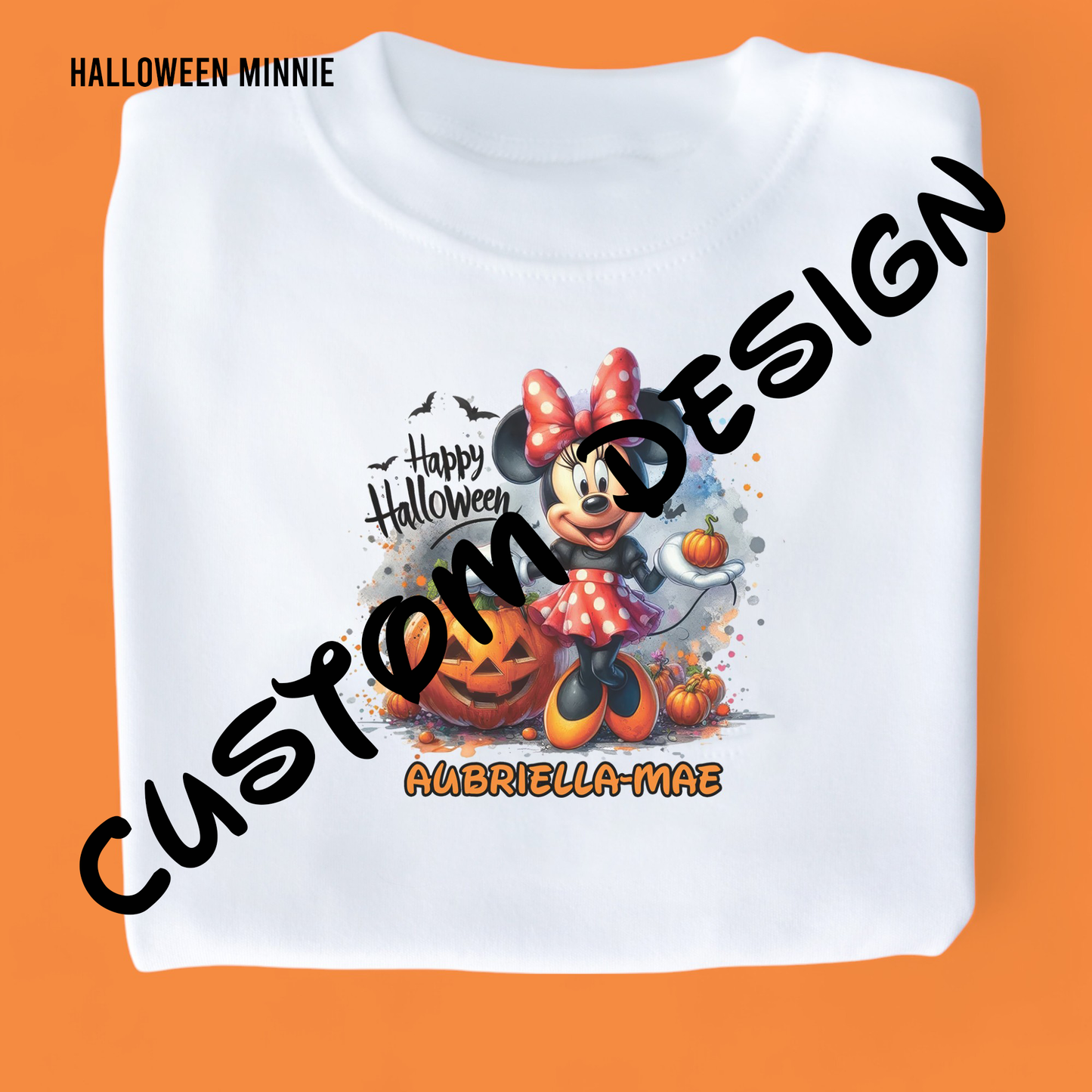 Custom Design White T-Shirt