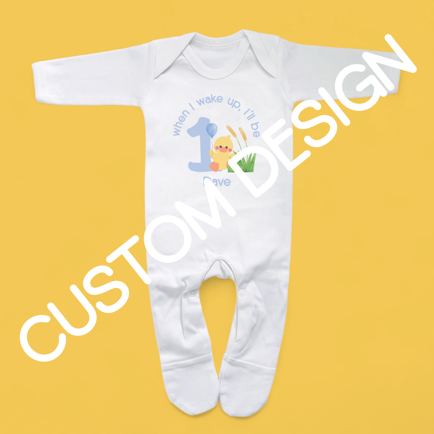 Custom Design White Rompersuit