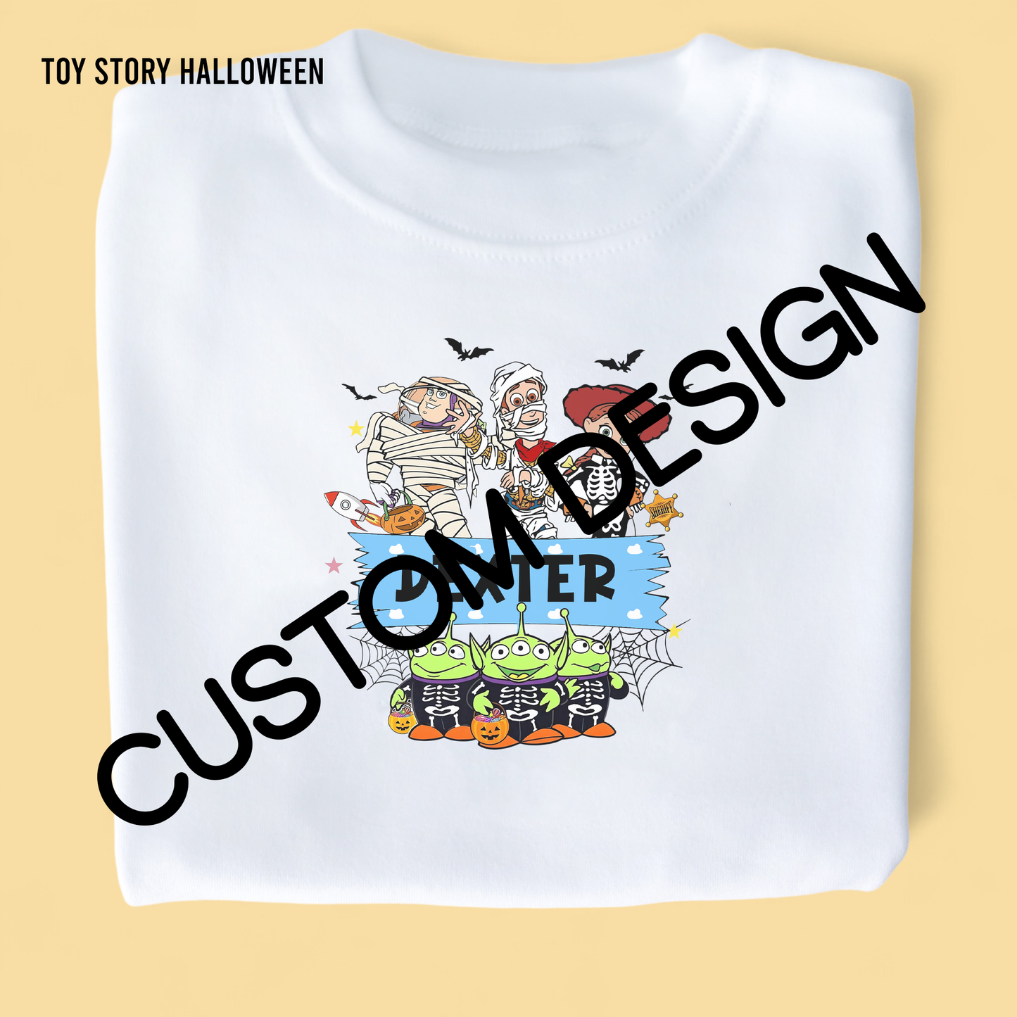 Custom Design White T-Shirt