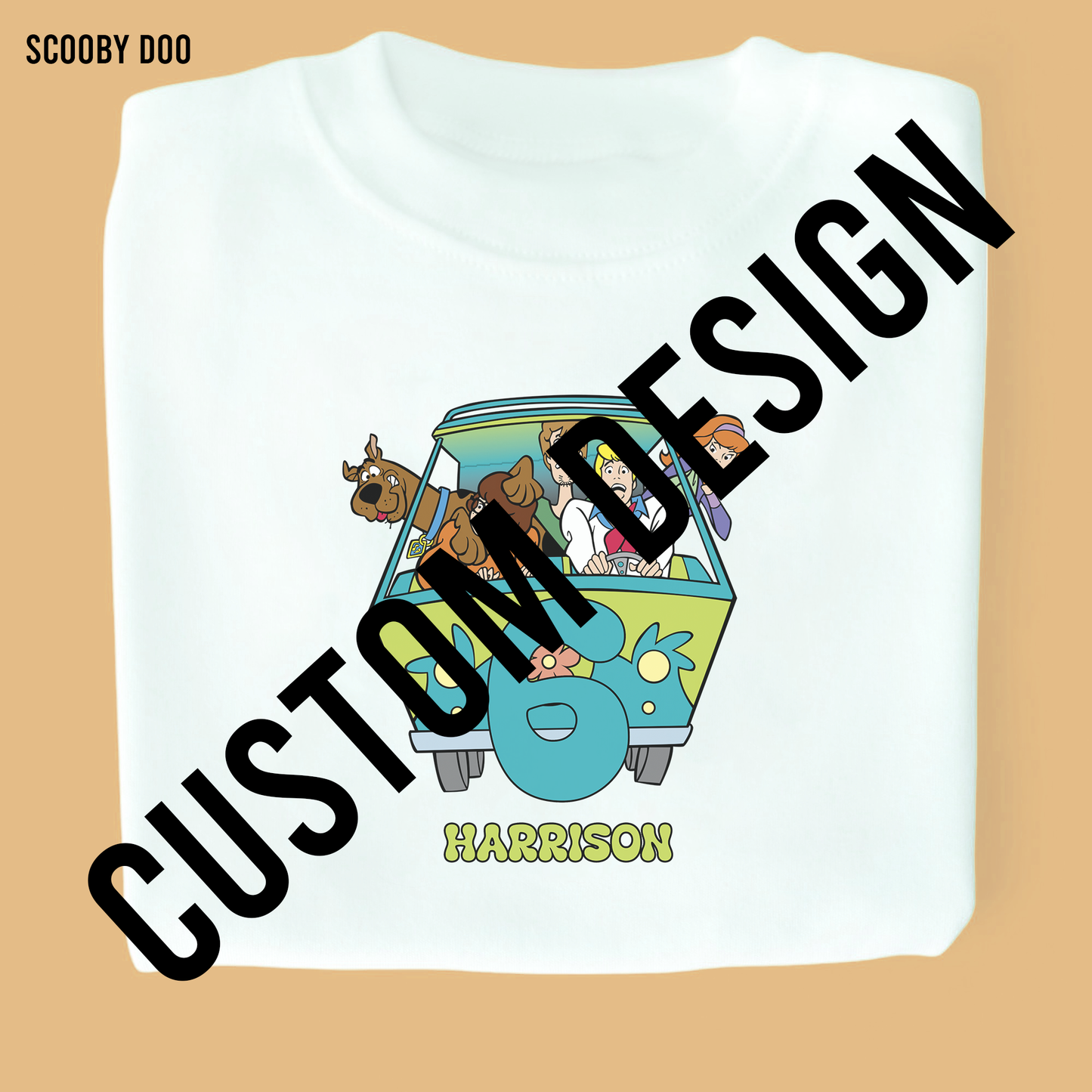 Custom Design White T-Shirt