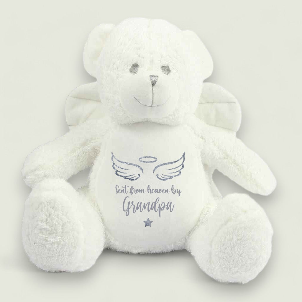 Sent From Heaven Personalised Angel Bear