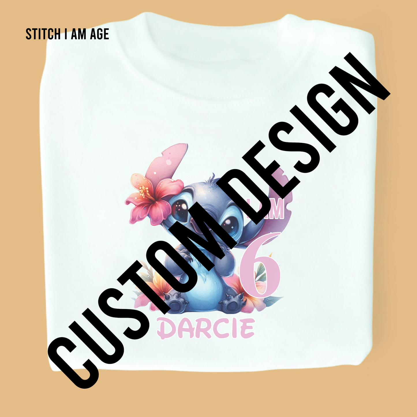 Custom Design White T-Shirt