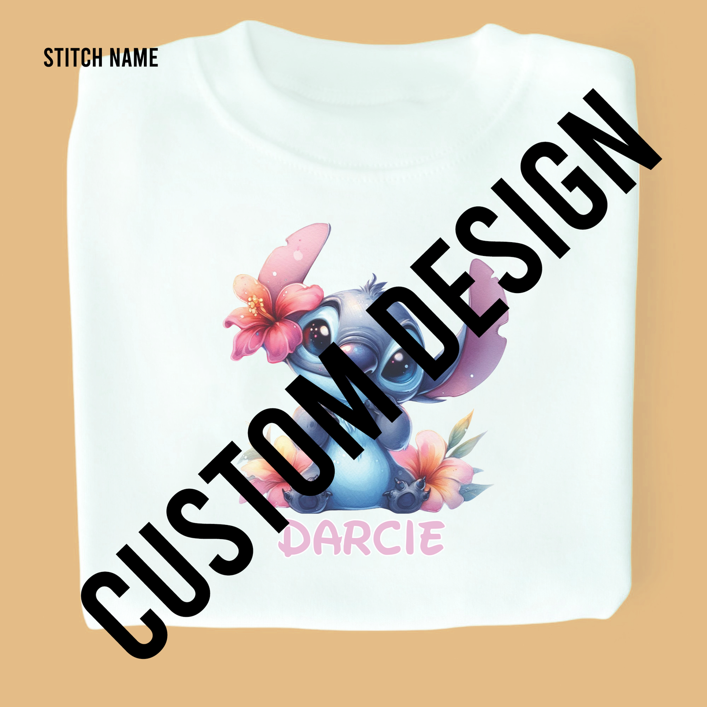 Custom Design White T-Shirt