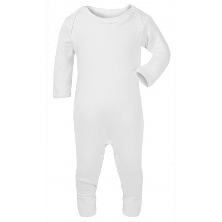 Hello World Elephant Name Personalised White Rompersuit