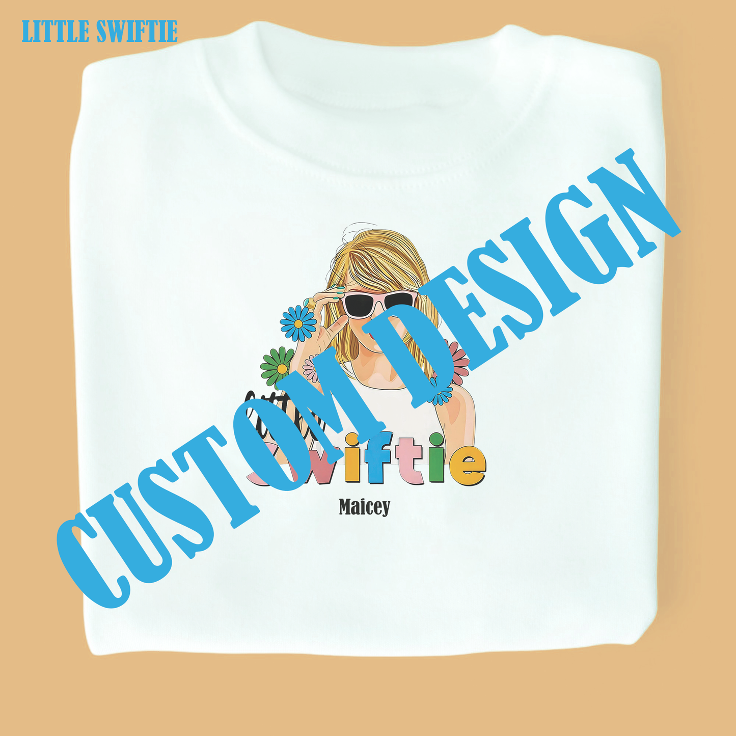 Custom Design White T-Shirt