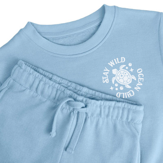 All Colours - Stay Wild Ocean Child Sweatshirt & Shorts Set